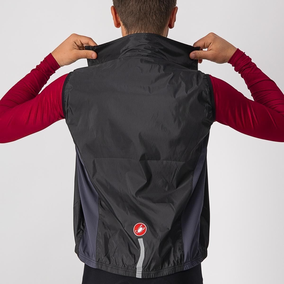 vesta de vant castelli squadra stretch antracit l 5