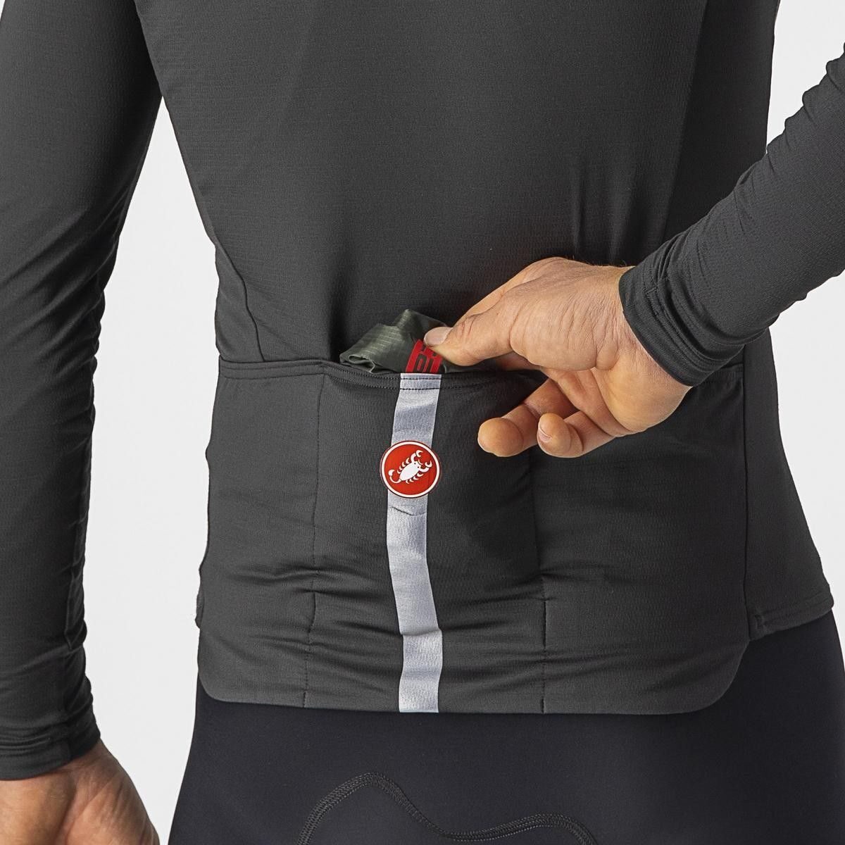 vesta de vant castelli squadra stretch kaki s 5