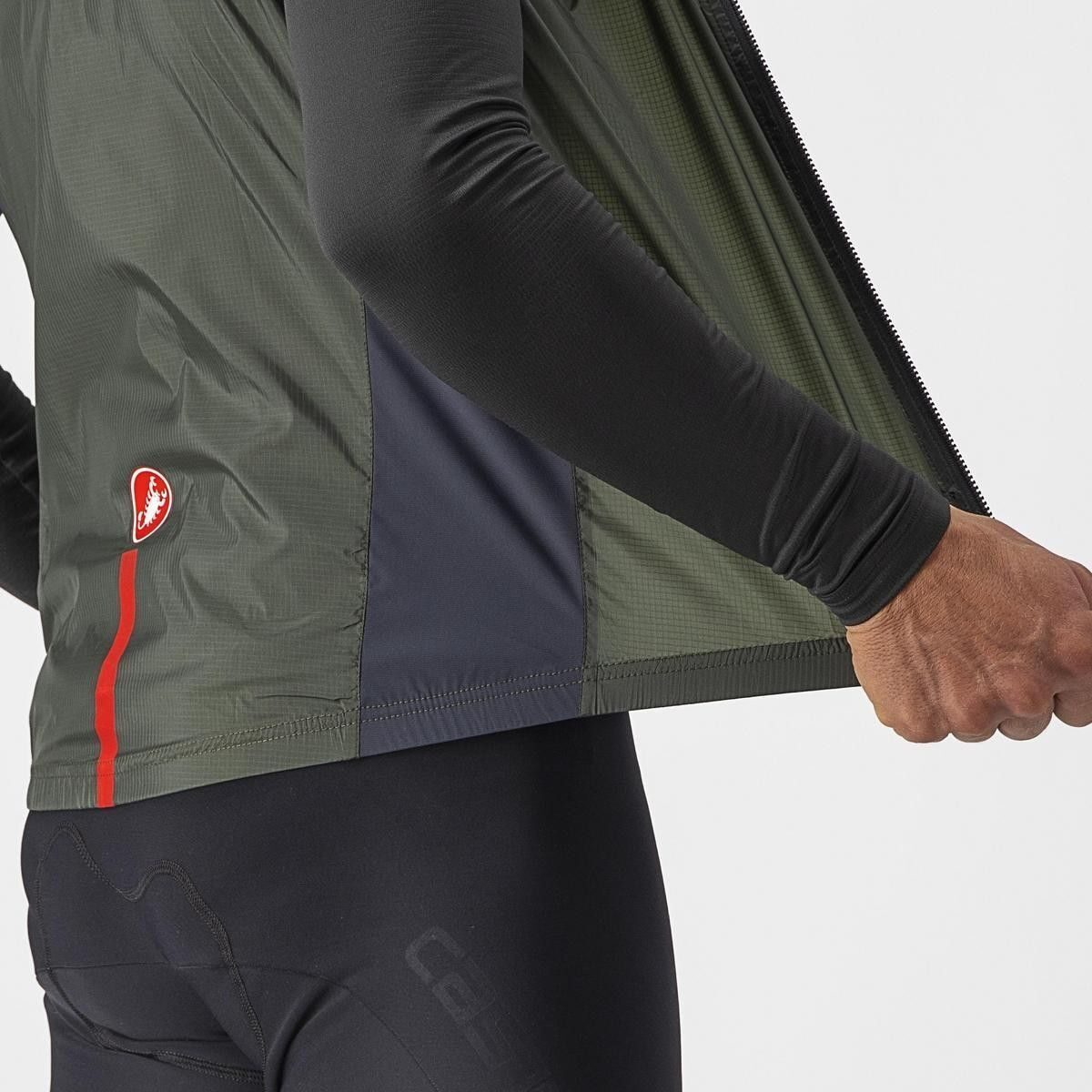 vesta de vant castelli squadra stretch kaki xxxl 2