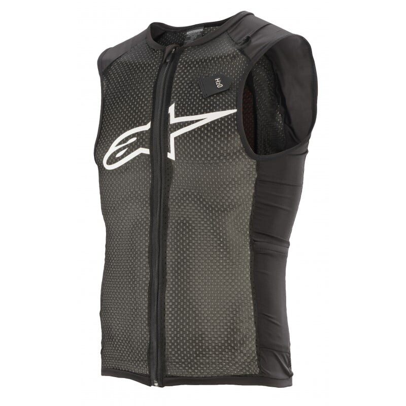 vesta protectie alpinestars paragon plus negru alb xl
