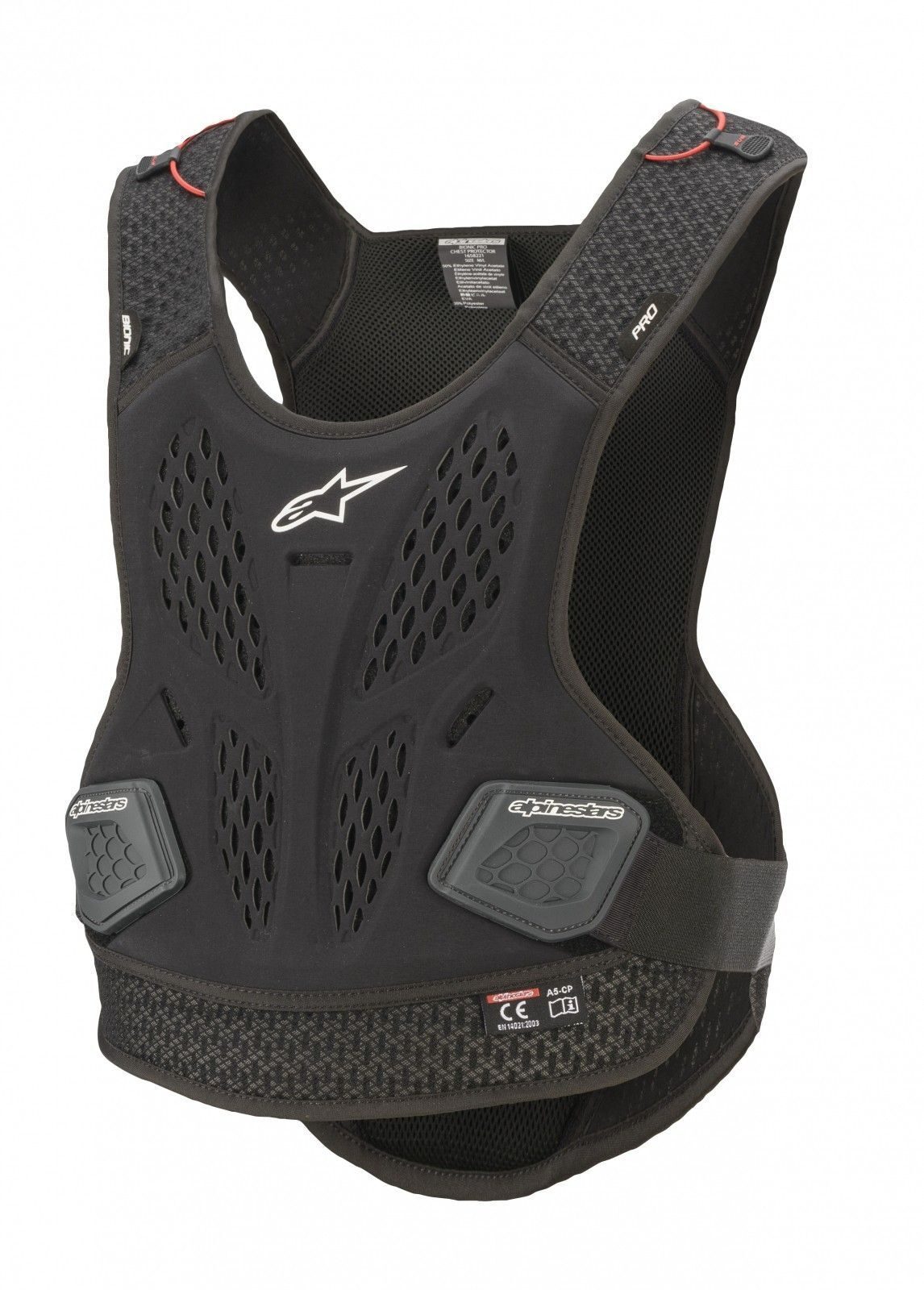 vesta protectie piept alpinestars bionic pro negru anthracite m l