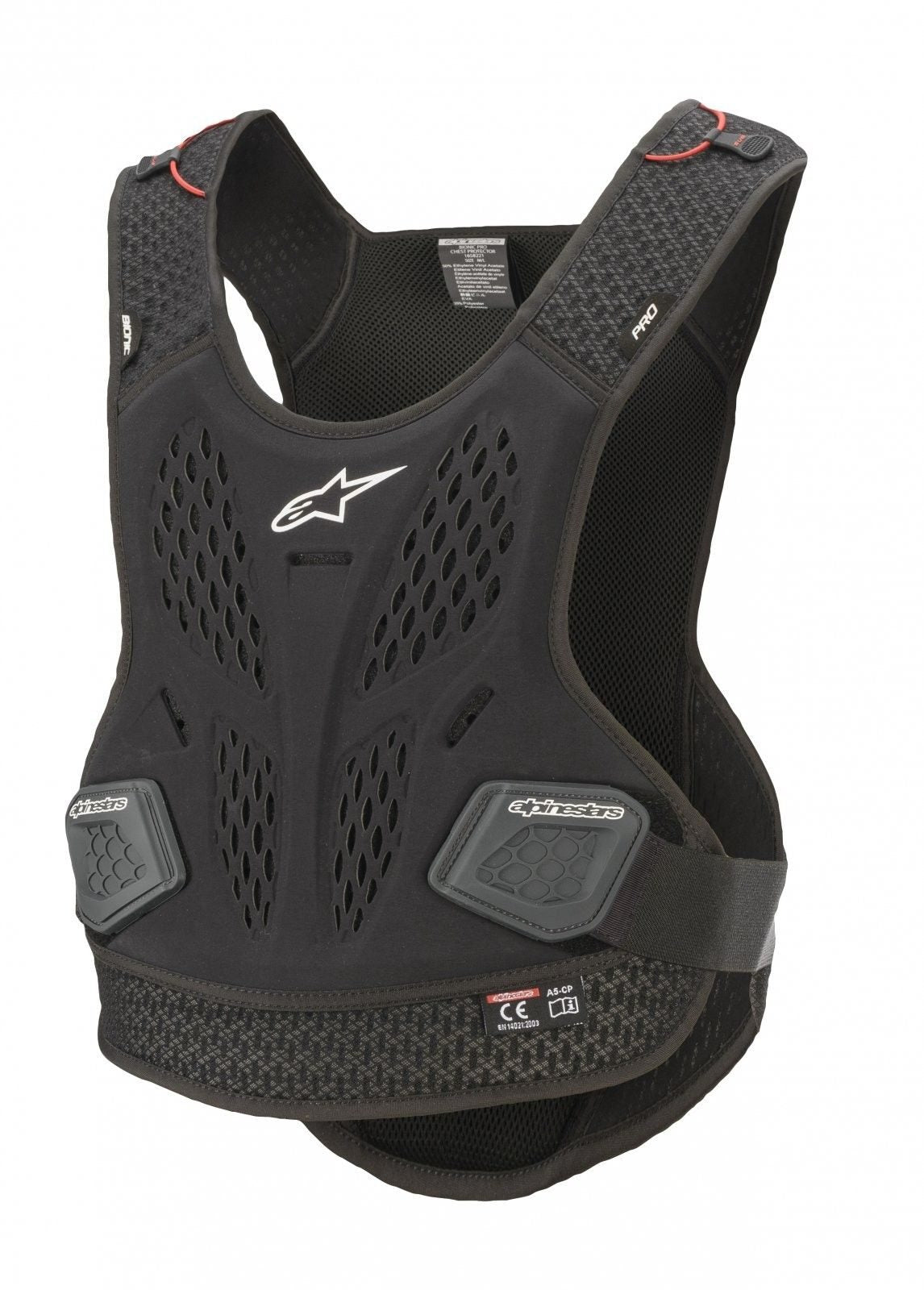 vesta protectie piept alpinestars bionic pro negru anthracite xs s