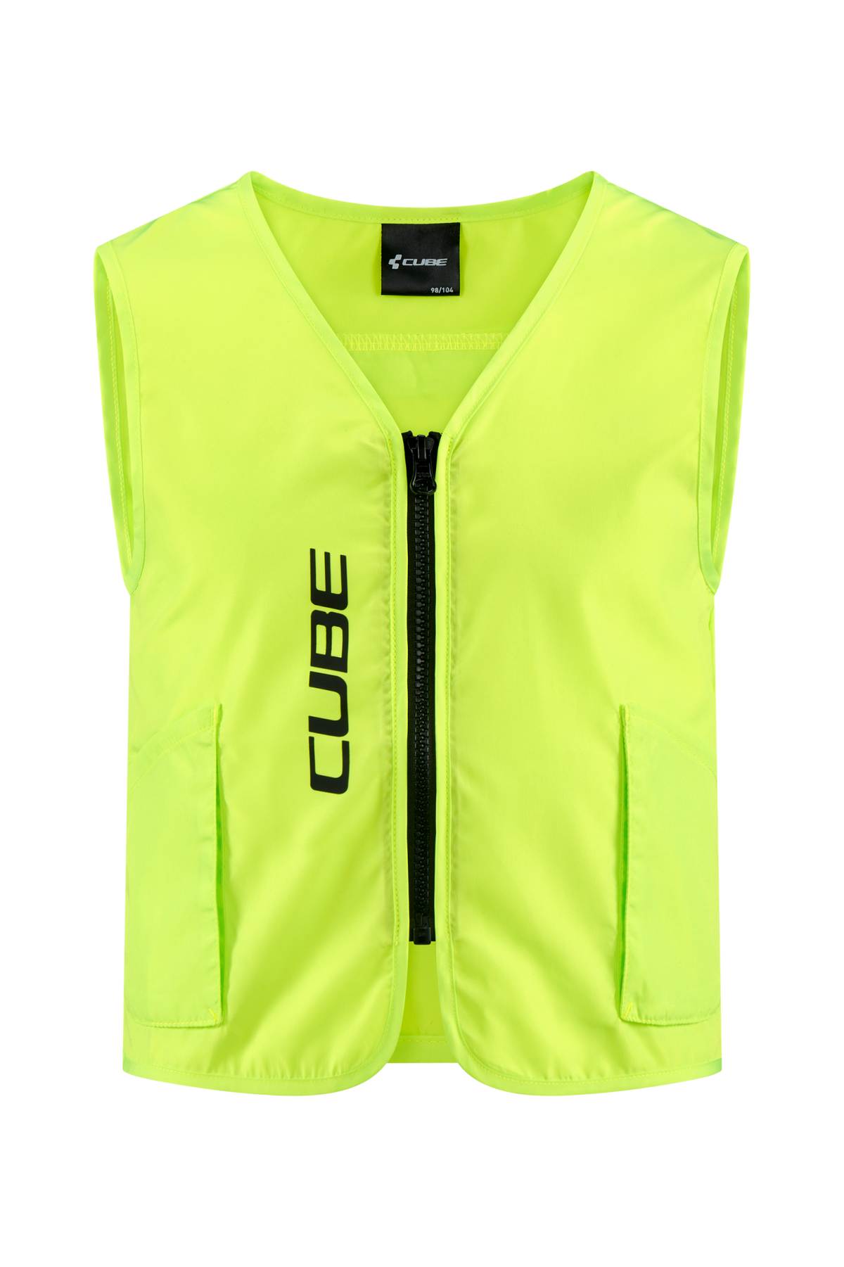 Vestă Reflectorizanta CUBE Safety Gilet Rookie CMPT Neon Yellow