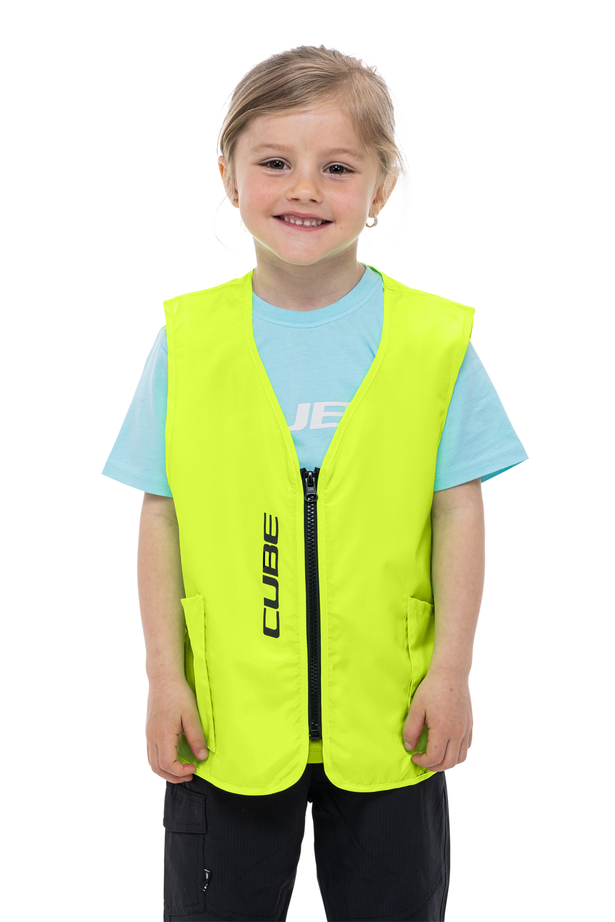 Vestă Reflectorizanta CUBE Safety Gilet Rookie CMPT Neon Yellow