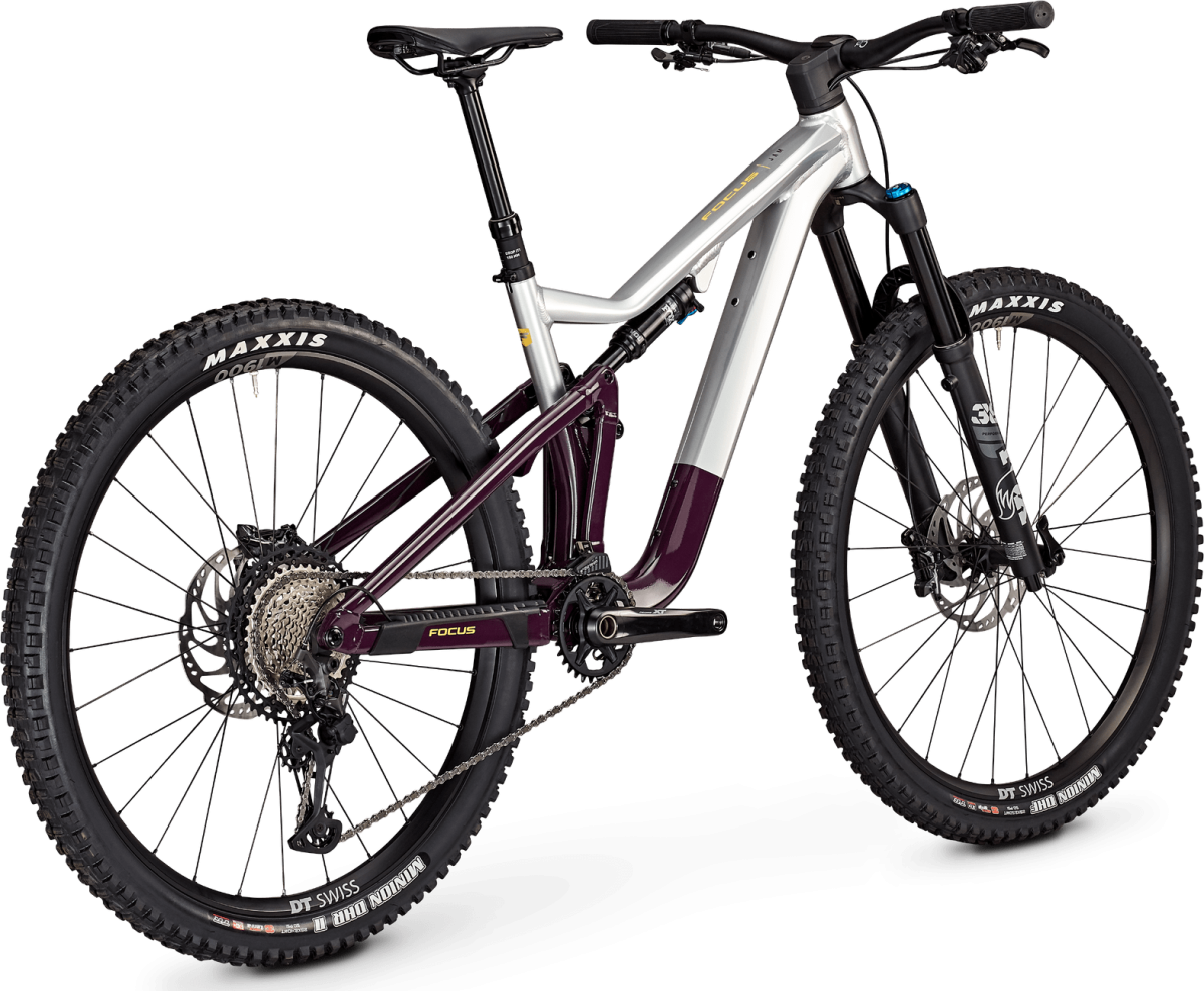 Bicicleta MTB full suspension Focus Jam 6.9 29 Silver Darkviolet